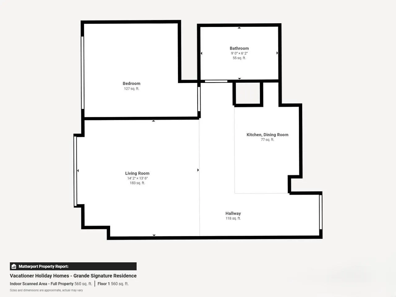Apartment Grande Residence - Contemporary One Bedroom Dubai